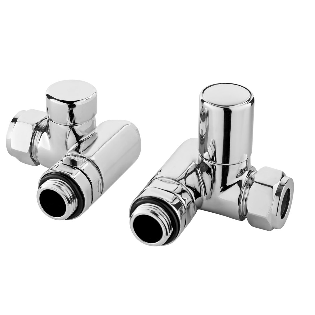 Corner Dual Fuel Vertical Radiator Valve