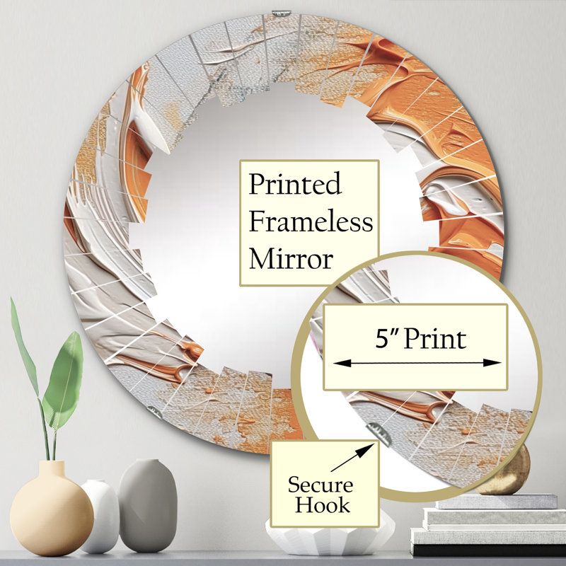 Miroir mural Zihni, 24 po x 24 po