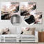 Décoration murale en marbre rose texturé or rose IV-289515579