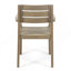 Ensemble de 2 chaises de salle à manger, fauteuil en bois d'acacia, pour cour, bord de piscine, jardin-1334445127