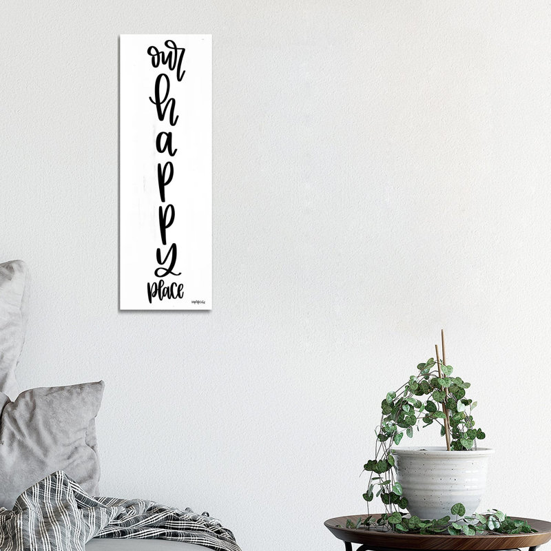 Our Happy Place by Imperfect Dust - Wrapped Canvas Panoramic Painting, 30.48 cm H x 91.44 cm W x 1.91 cm D