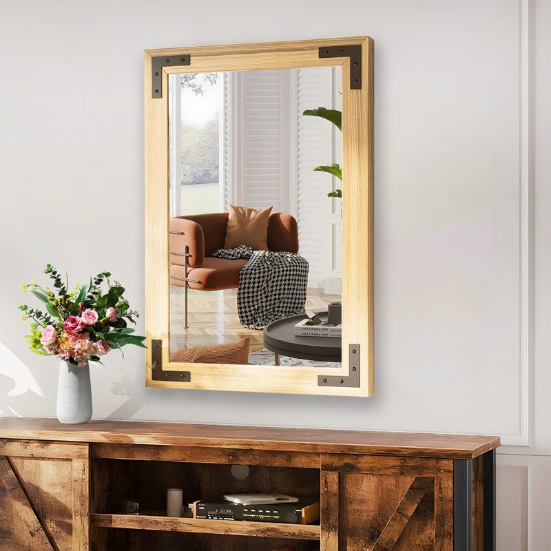 Miroir rectangulaire imperméable pour salles de bain, chambres à coucher, salons et vestibules, 36" x 55"