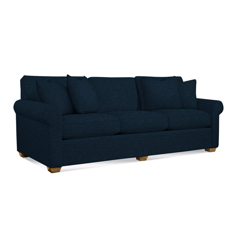 Bedford Sofa, Light Blue Performance Fabric; 0851-55, Havana