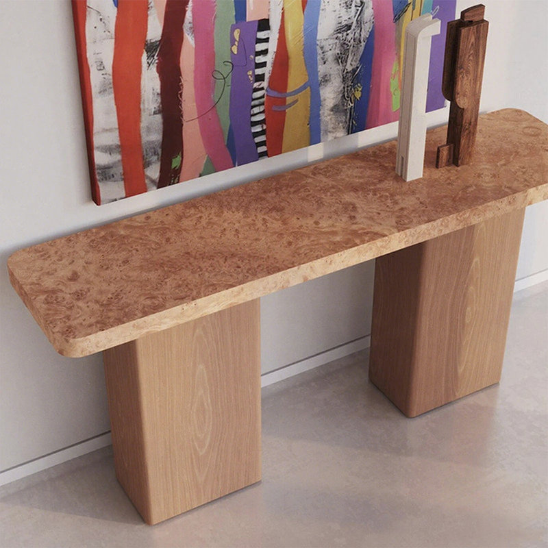 Retro Minimalist Console Table