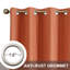 Paire de rideaux en polyester doux 100% occultant avec œillets-821918702-821918696