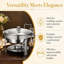 Round Chafing Dish Buffet Set 5QT, Stainless Steel Food Warmer with Lid