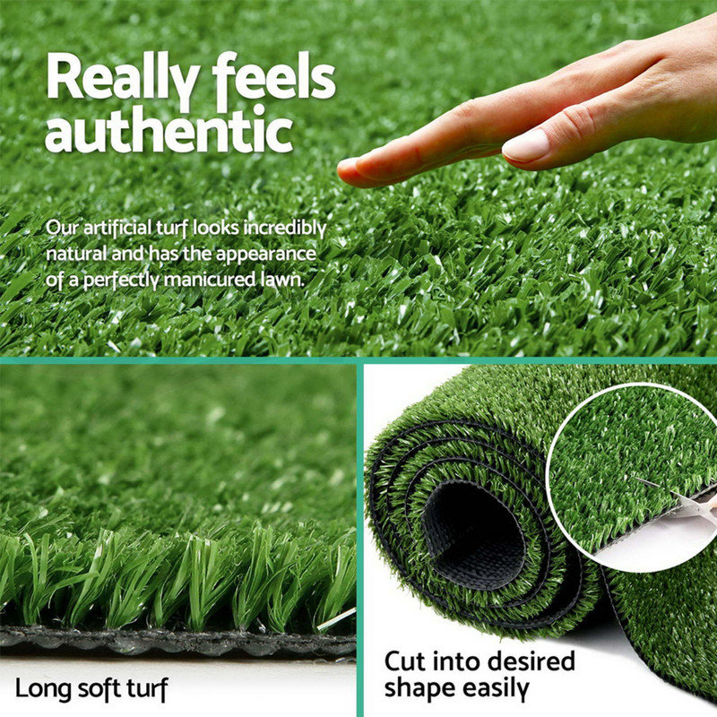 Tapis d'extérieur en pelouse artificielle Fasward, H 0,4 po x l 60 po x P 96 po