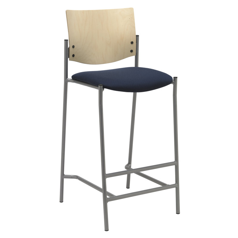 Evolve 25" Counter Stool, Navy, Natural