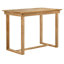 Ensemble de table de salle à manger 5 pièces à hauteur de comptoir avec 1 table rectangulaire et 4 chaises-770445566