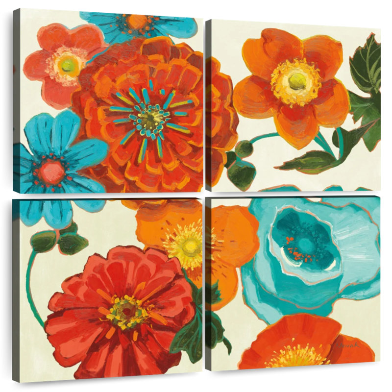 Harnek Spring Collage Vignette, H 57 po x l 57 po