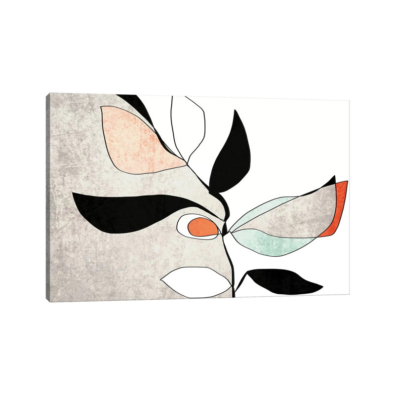 Abstract Bloom II-III by Irena Orlov - Wrapped Canvas Gallery-Wrapped Canvas Giclée, 20.32 cm H x 30.48 cm W