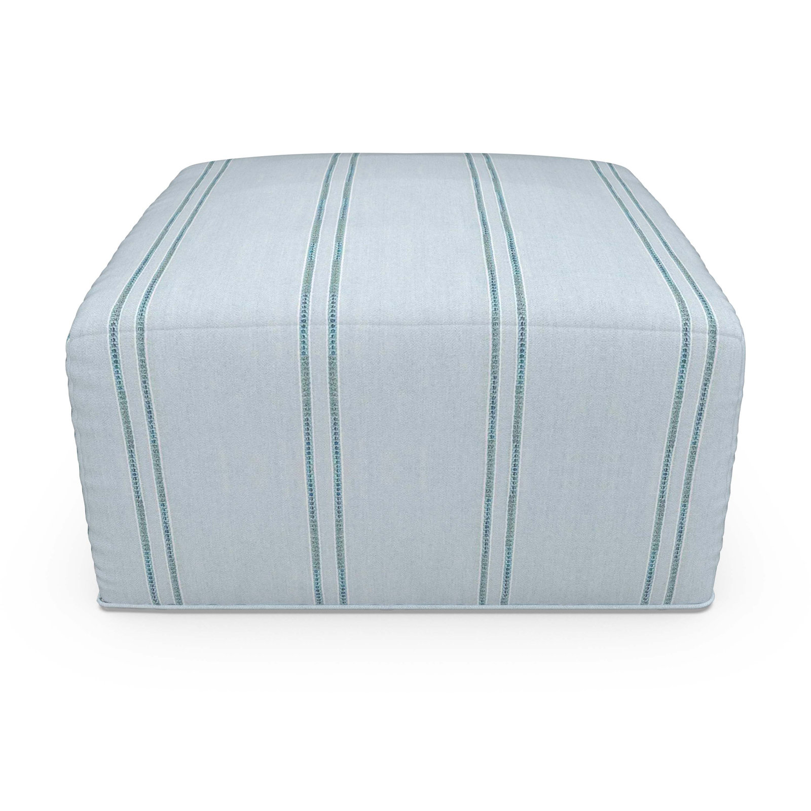Eliana  Outdoor Ottoman, Wayward Sky