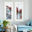 Paris " Paris Boulevard " 2 Piece Art Acrylic Print and Set
