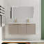Ensemble de meuble-lavabo double 48 po avec plateau en résine-4699425