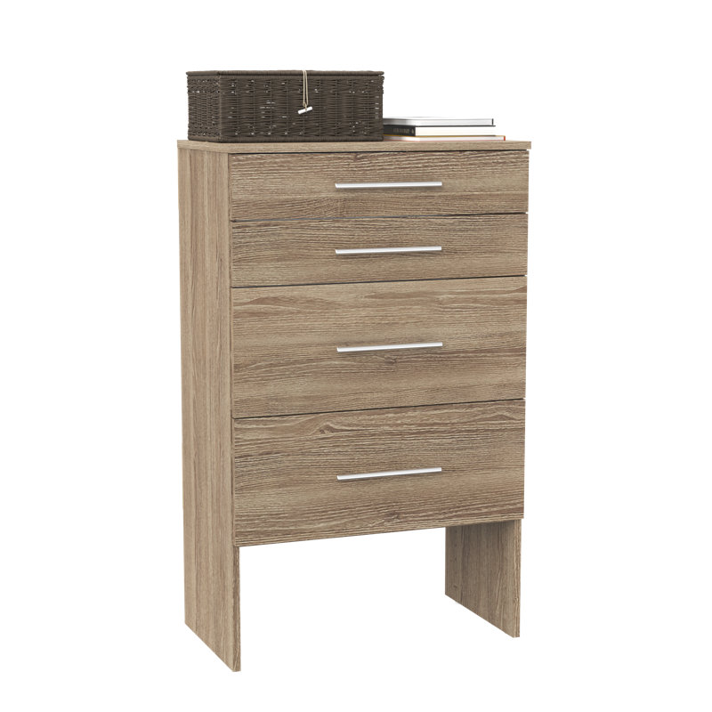 Suitesymphony Base Unit With 4 Modern Drawers, Gray