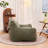 Oversized Comfy Bead-Filled Bean Bag Chair With Armrests For Ultimate Relaxation And Versatile Use In Living Rooms, Bedrooms, And Dorms-163618213