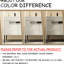 Armoire de salle de bain 30 po avec lavabo - meuble-lavabo moderne autoportant à égratignures et à surface ajustable à l'intérieur 30 po, deux méthodes d'installation avec finition grise