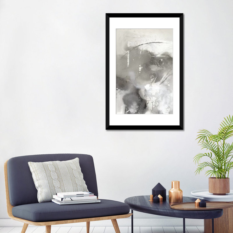 «Mystical Objets I» par Joyce Combs, reproduction sur toile tendue, H 32 po x l 24 po x P 1 po, Papier d'art encadré noir