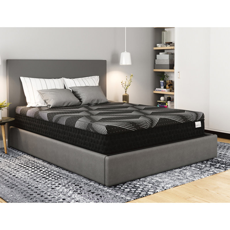 Matelas en cuivre ferme avec matelas ferme de 11 po, blanc, 75 po x 38 po, 12,5 po, 57 lb, 74,41 po, 37,75, 12,15 po