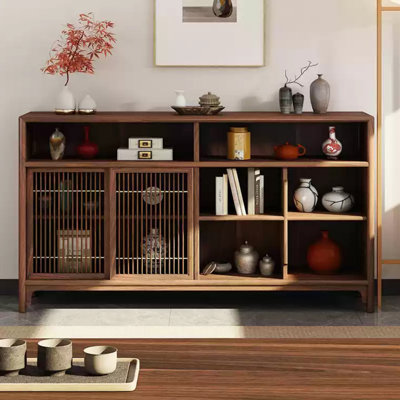 Buffet haut de gamme en bois de noyer noir