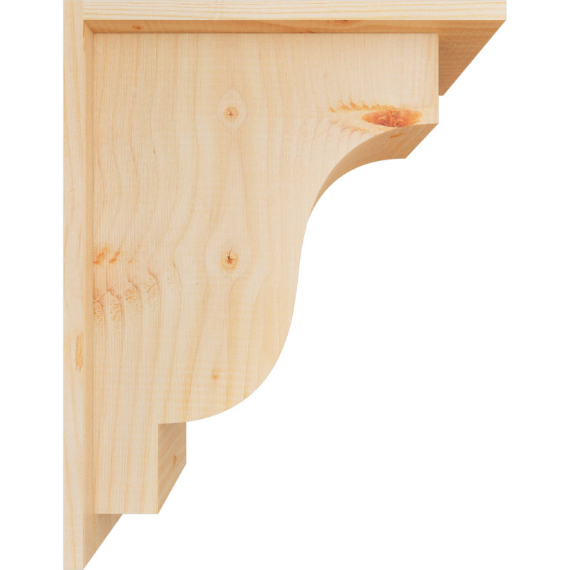 Corbeille Newport avec contre-plaque, Lisse, H 18 po x l 7,5 po x P 14 po, Sapin de Douglas