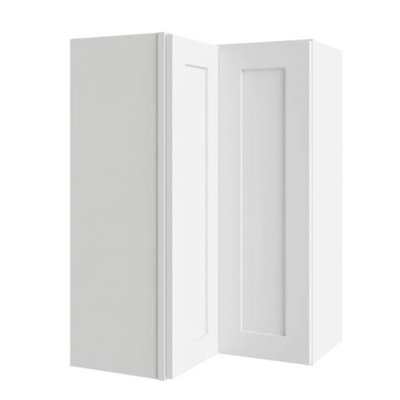 Recessed Panel 24'' W Painted Plywood Corner Wall Cabinet Ready-to-Assemble