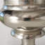 Vase argenté, 24,75 pouces