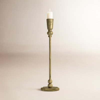 Iron Tabletop Candlestick
