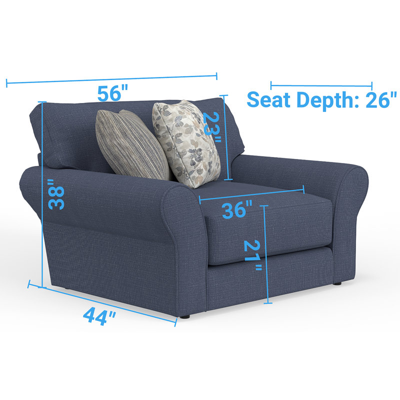 Fauteuil surdimensionné Velouria