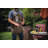BBQ Apron with Tools & Bottle Opener - Heavy Duty Distressed Waxed Canvas