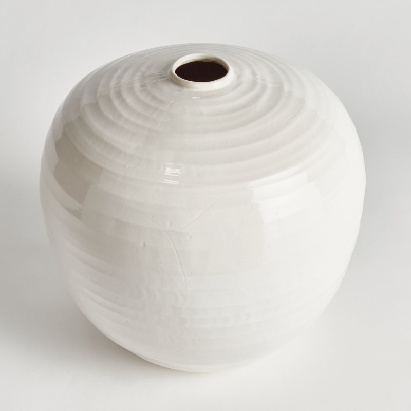 Emerson Handmade Terracotta Table Vase, 14" H x 14.75" W x 14.75" D