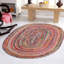 L'Oasis Striped Jute / Sisal Hand Woven Area Rug-996631264