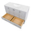 Ensemble de meuble-lavabo sur pied simple 48,5 avec plateau Emlyn-396899540
