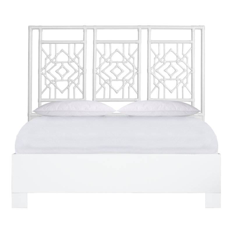 Lit standard bas Tulum, Grand, Blanc