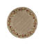 Hand-Knotted High-Quality Beige, Red, and Green Round Area Rug