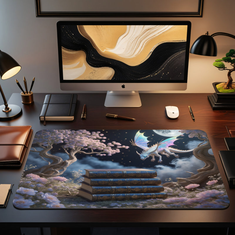 Polyester Desk Pad, 31.5x15.5