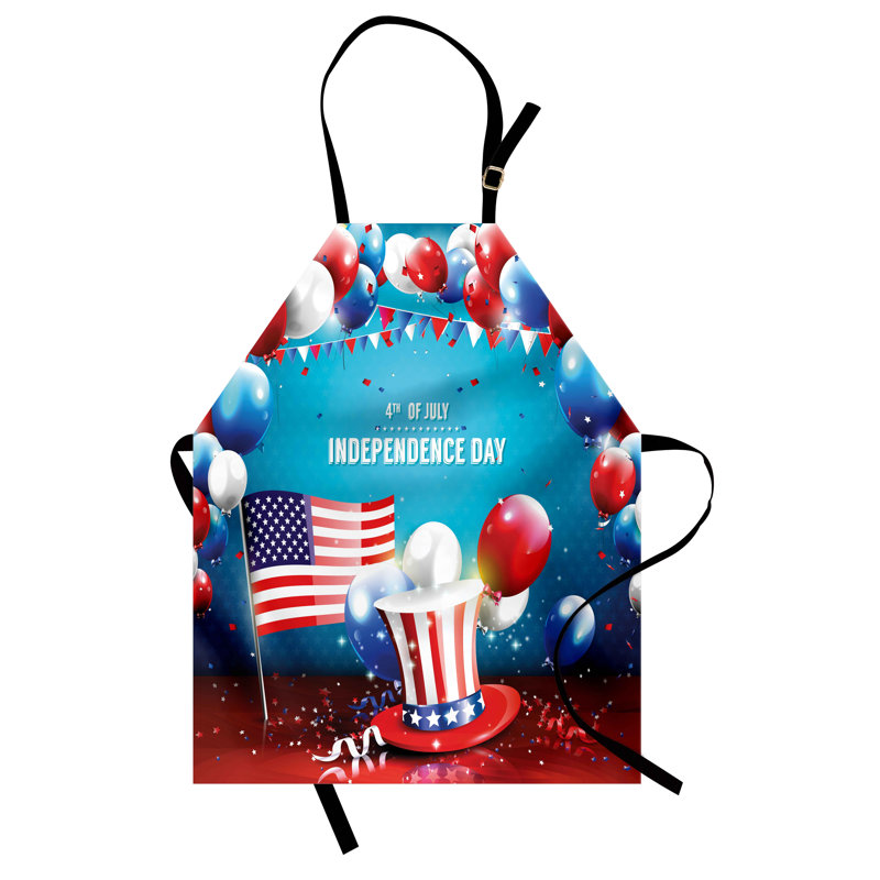 Independence Day No Pattern Bib Apron