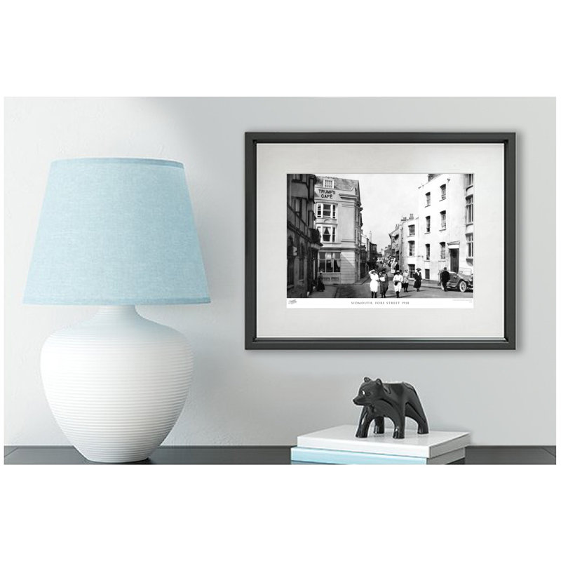 Sidmouth, Fore Street 1918 by Francis Frith - Single Picture Frame Print, 40cm H x 50cm W x 2.3cm D