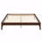 Platform Bed Frame Queen Size 12 Inch Solid Dry Bamboo Wood, With Wood Slat And Metal Material Support-663324365-663324400