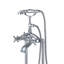Robinet de baignoire sur pattes à trois poignées-52902887