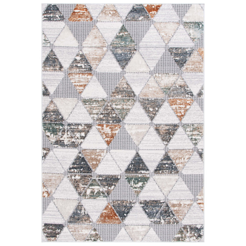 Amella 100 Performance Geometric Rug, Rectangle 4' x 6'