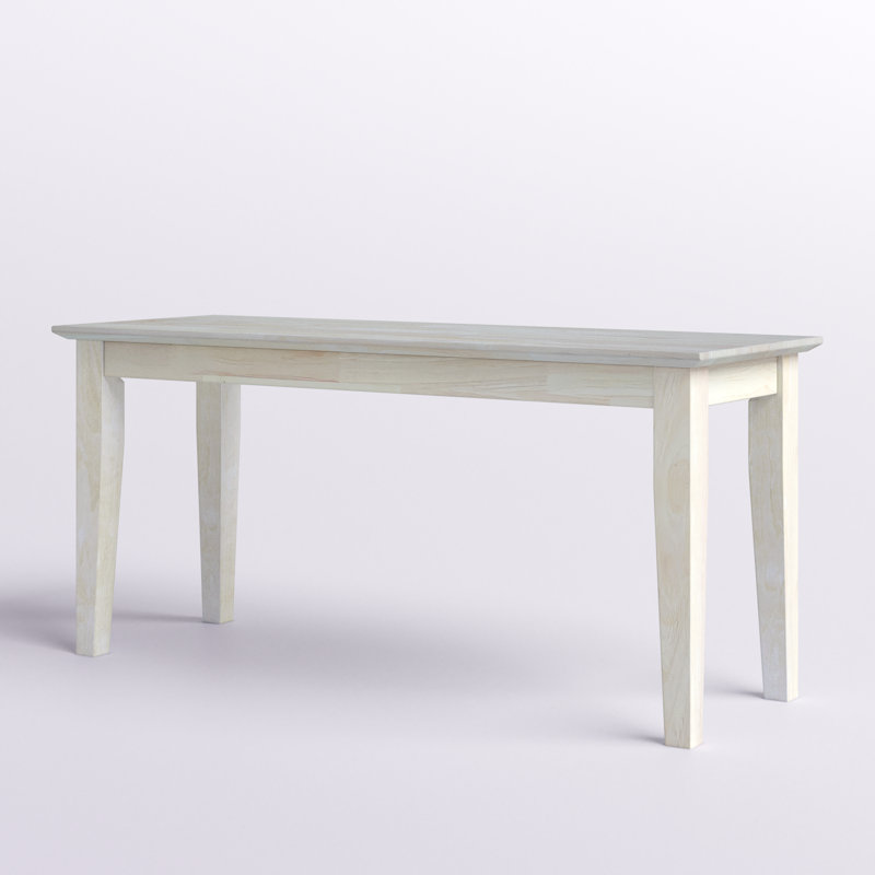 Manatuto Solid Wood Bench, 18" H x 39" W x 14" D