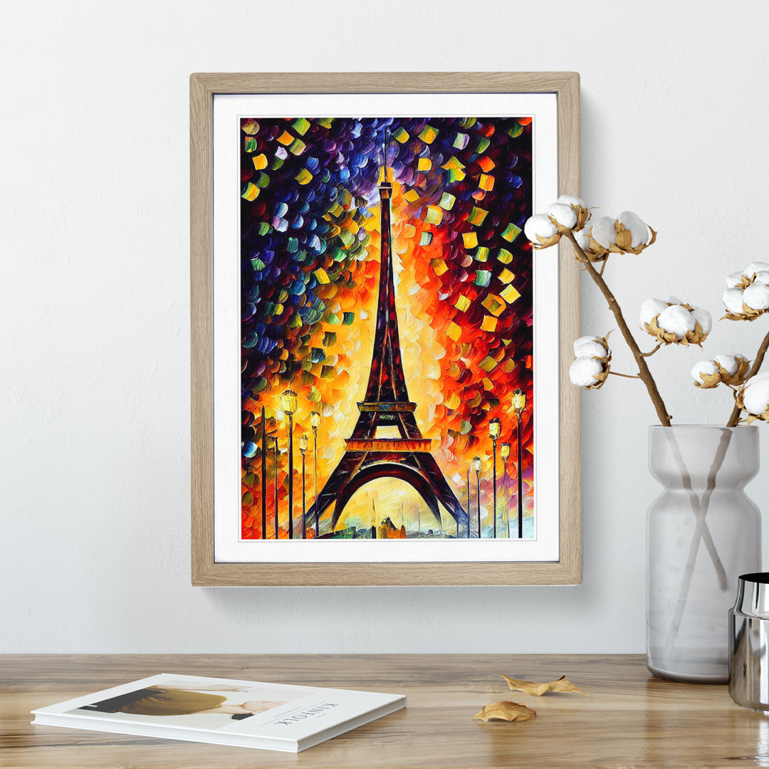 Eiffel Tower In Paris No.1 - Single Picture Frame Print
