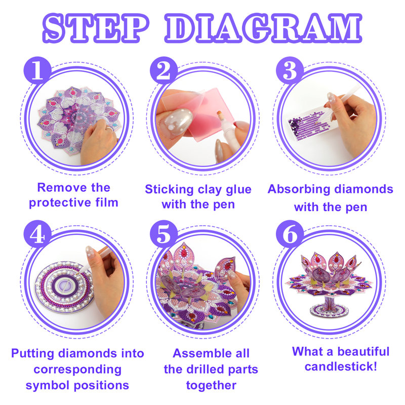 DIY Diamond Art Ferris Wheel Craft Kit