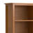 Warm Shaker 72"H Solid Wood Transitional 5-Shelf Bookshelf with Adjustable Shelves and Tapered Legs-1692689746