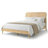 Brody Solid Wood Bed Frame King Natural-130370333-130370336
