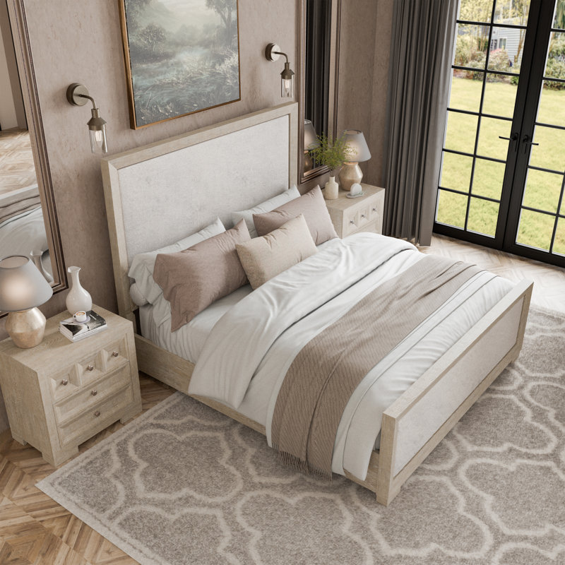 Schell 3-Piece Bedroom Set, Beige, King
