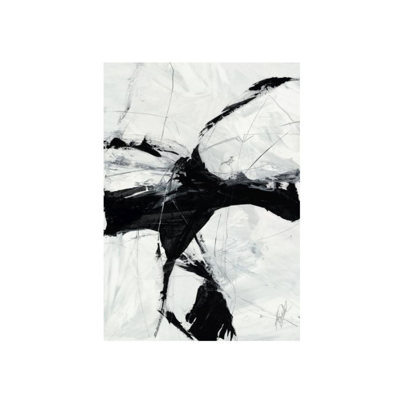 Cross Reference II Painting by Kelly O'Neal, 52" H x 36" W x 1.5" D, Glass Coat
