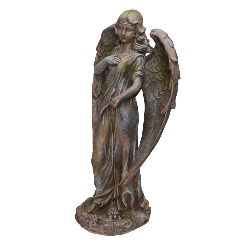 Statue 31 po H 31 po avec finition moussue