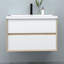 460 mm Wall Mounted Combined Vanity Unit with Integrated Resin Basin